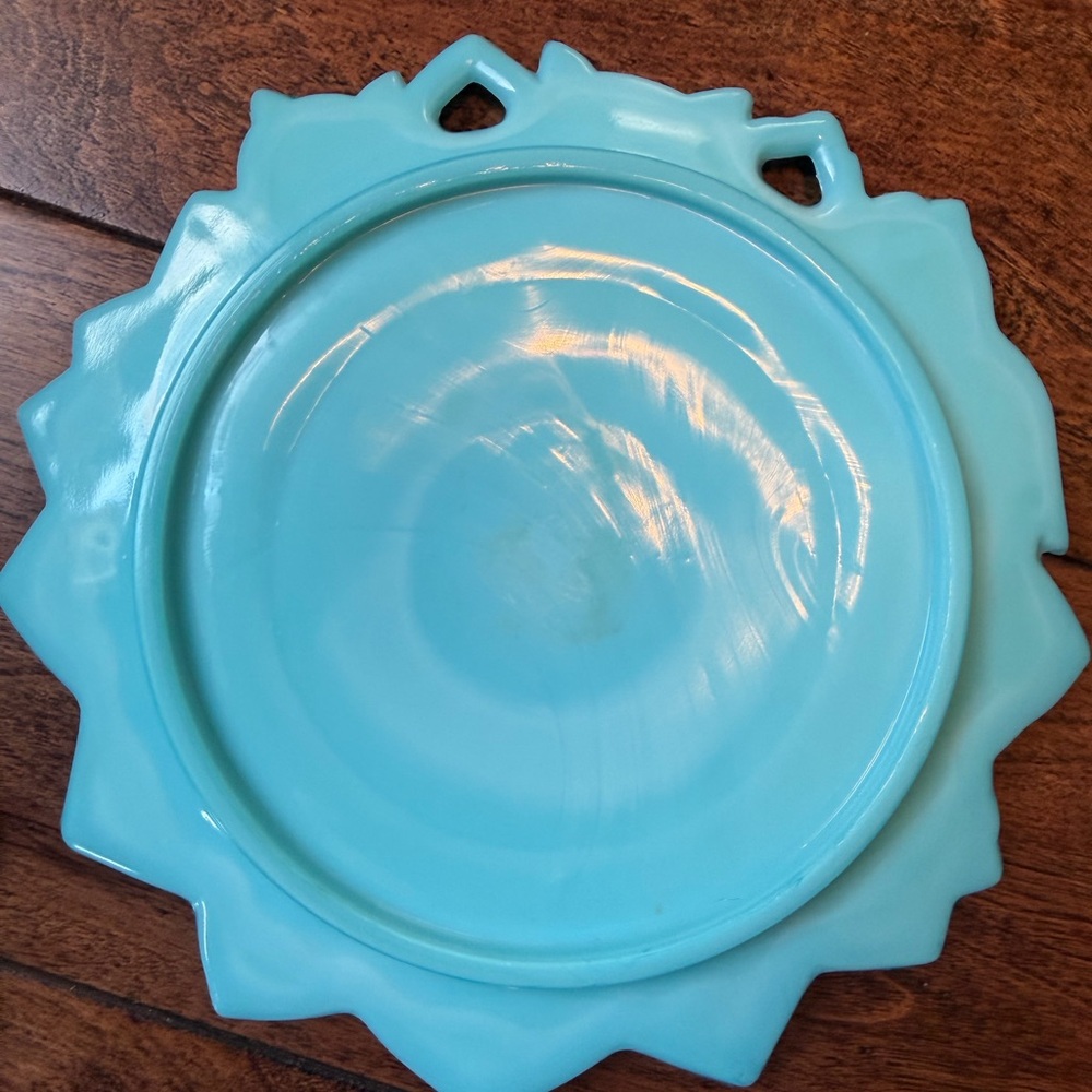 Vintage turquoise color Westmoreland Three Roosevelt Bears - Picture 5 of 6